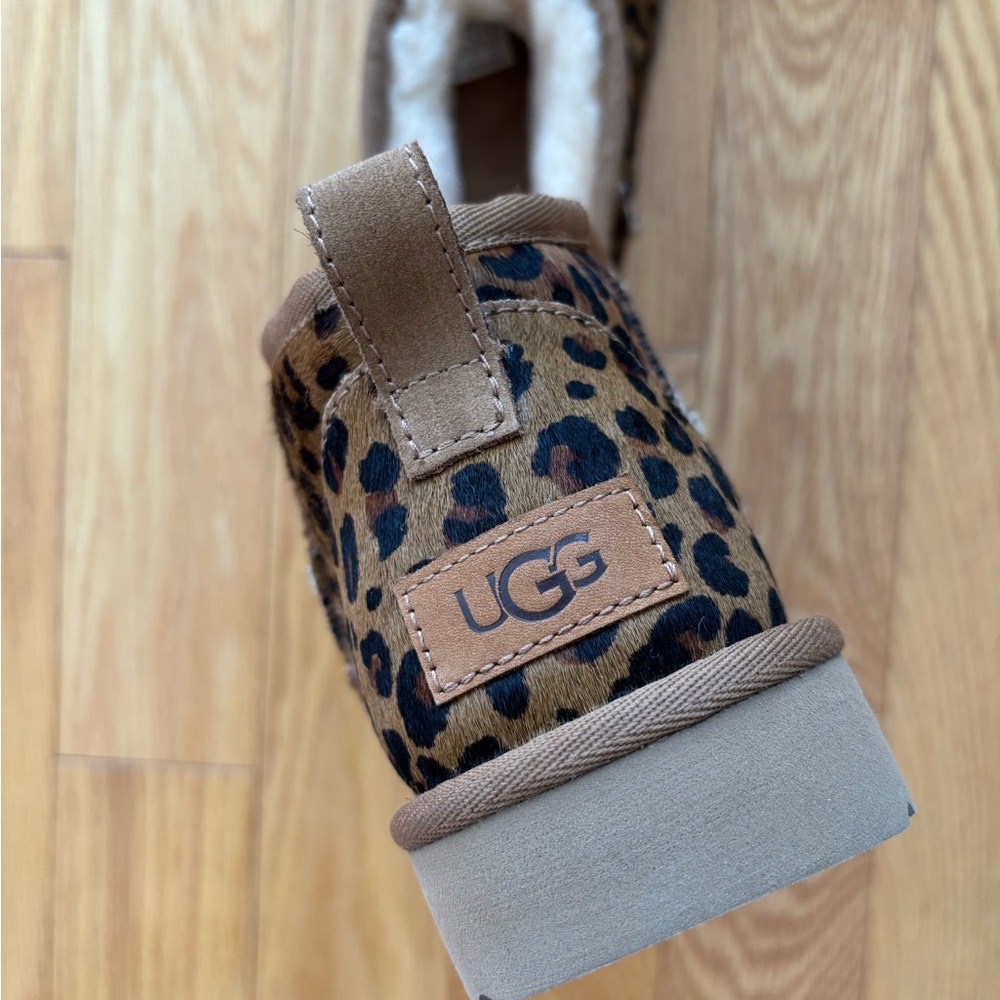 UGG Classic Ultra Mini Leopard Boot